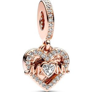 Charm Pandora Rose Mom Madre Mamá Oro Rosa