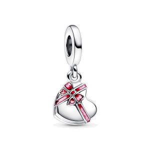 Charm Pandora Todo Lo Que Necesitas Es Amor Y Chocolates Plata Original