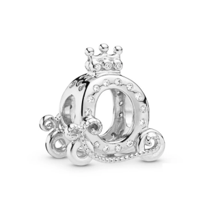 Charm Pandora Corona O Carruaje Plata S925 Original