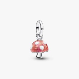 Charm Pandora Hongo Brilla Oscuridad Mario Bros Nintendo 64 Plata S925 Original