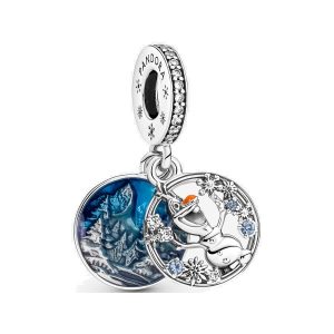 Charm Pandora Olaf Frozen De Disney Plata S925 Original
