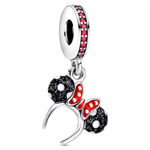 Charm Pandora Gorro De Minnie Mouse Orejas De Disney Plata S925 Original