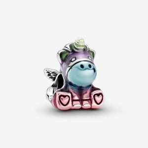 Charm Pandora Bruno El Unicornio De Colores Plata S925 Original