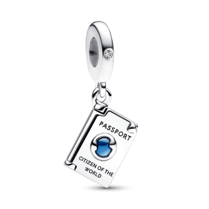 Charm Pandora Pasaporte Ciudadano Del Mundo Viajar Viaje En Plata S925 Original