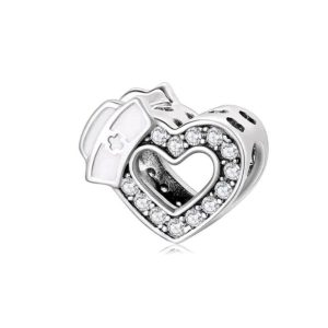 Charm Pandora Gorro De Enfermeria Enfermera En Plata S925 Original