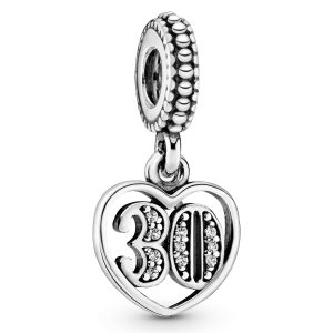 Charm Pandora Aniversario Cumpleaños 30 Plata S925 Original