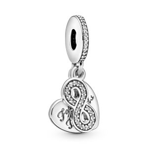 Charm Pandora migos Amigas Para Siempre Infinito Plata En Plata S925 Original