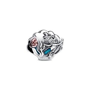 Charm Pandora Coral La Sirenita Ariel Princesa De Disney Plata S925 Original