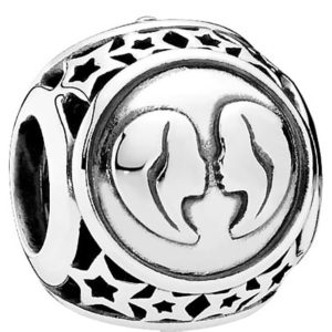 Charm Pandora Géminis Signo Del Zodiaco En Plata S925 Original