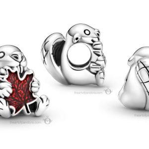 Charm Pandora Castor De Canada Plata S925 Original