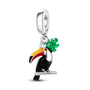 Charm Pandora Tucan Ave Fabricado Plata S925 Original