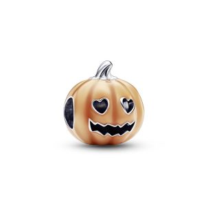 Charm Pandora Calabaza De Halloween Espeluznante En Plata Original