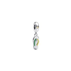 Charm Pandora Chancla De Playa Vacaciones Plata S925 Original