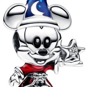 Charm Pandora Mickey Mouse Aprendiz Mago Hechicero Disney Plata S925 Original