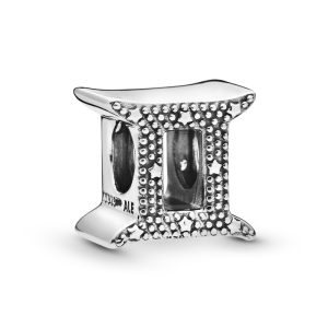 Charm Pandora Géminis Signo Del Zodiaco En Plata S925 Original
