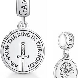 Charm Pandora Casa Stark Game Of Thrones Plata Original