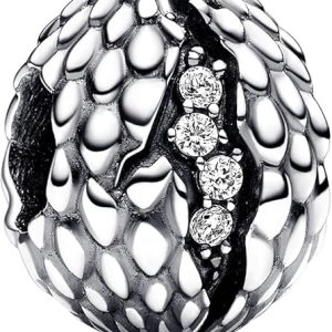 Charm Pandora Huevo De Dragón Game Of Thrones Plata Original