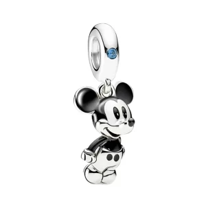 Charm Pandora Minnie Mouse Vestido Negro de Disney en Plata S925 Original