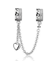 Cadena de Seguridad Pandora Love Amor Multicolor Plata S925