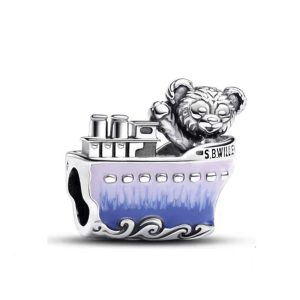 Charm Pandora Crucero De Disney Barco Ancla Oceano Plata S925 Original