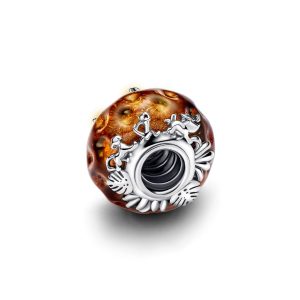 Charm Pandora Simba Rey Leon Timon Y Pumba Murano Disney En Plata Original