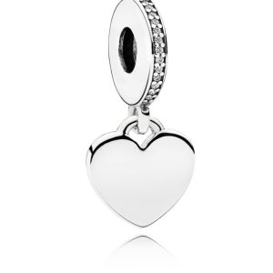 Charm Pandora Ti Amo Te Amo En Italiano Corazón Amor Plata Original