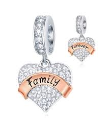 Charm Pandora Familia Para Siempre Infinito Dos Tonos Oro Rosa y Plata