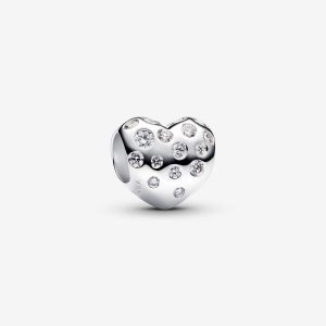 Charm Pandora Corazón De Diamantes Brillante Amor Original