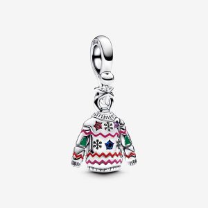 Charm Pandora Saco Suéter De Navidad Plata S925 Original