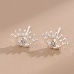 Aretes Pandora Ojo De Horus Plata S925 Original