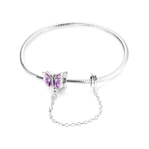 Pulsera Para Mujer Con Charms Mariposa