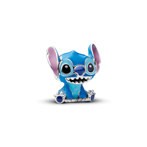 Charm Pandora Lilo y Stitch Azul Disney Fabricado en Plata S925 Original