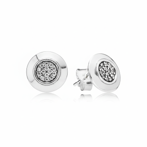 Aretes Pendientes Pandora Signature En Plata S925 Original