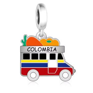 Charm Pandora Colombia Chiva Orgullo Colombiano en Plata S925 Original