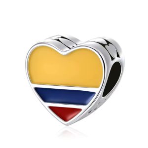 Charm Pandora Colombia Orgullo Colombiano en Plata S925 Original