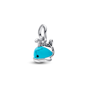 Charm Pandora Ballena Océanos Playa Mar Color Plata S925 Original
