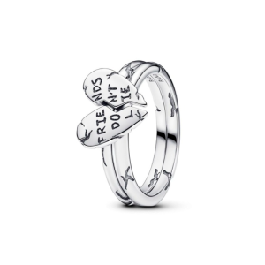 Anillo Pandora Stranger Things Doble Los Amigos No Mienten