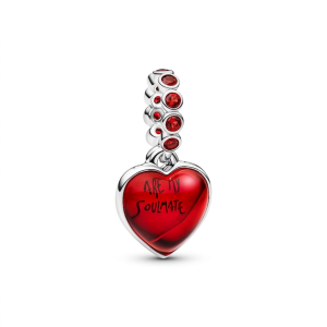 Charm Pandora Eres Mi Alma Gemela Corazón Rojo Amor Plata S925 Original